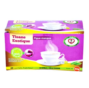 Tisane exotics figues/mangues boite de 20 sachets infuseurs
