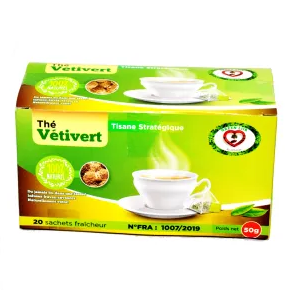 Thé vetiver boite de 20 dosettes