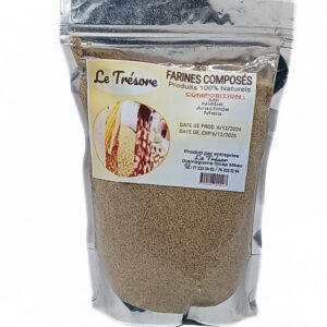 Farine composée ( Mil, Niébé, Maïs, Arachide ) 500g