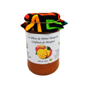 Confiture de Mangue - pot en verre de 400g