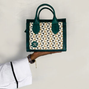 Sac Nefertiti Cuir et Raphia